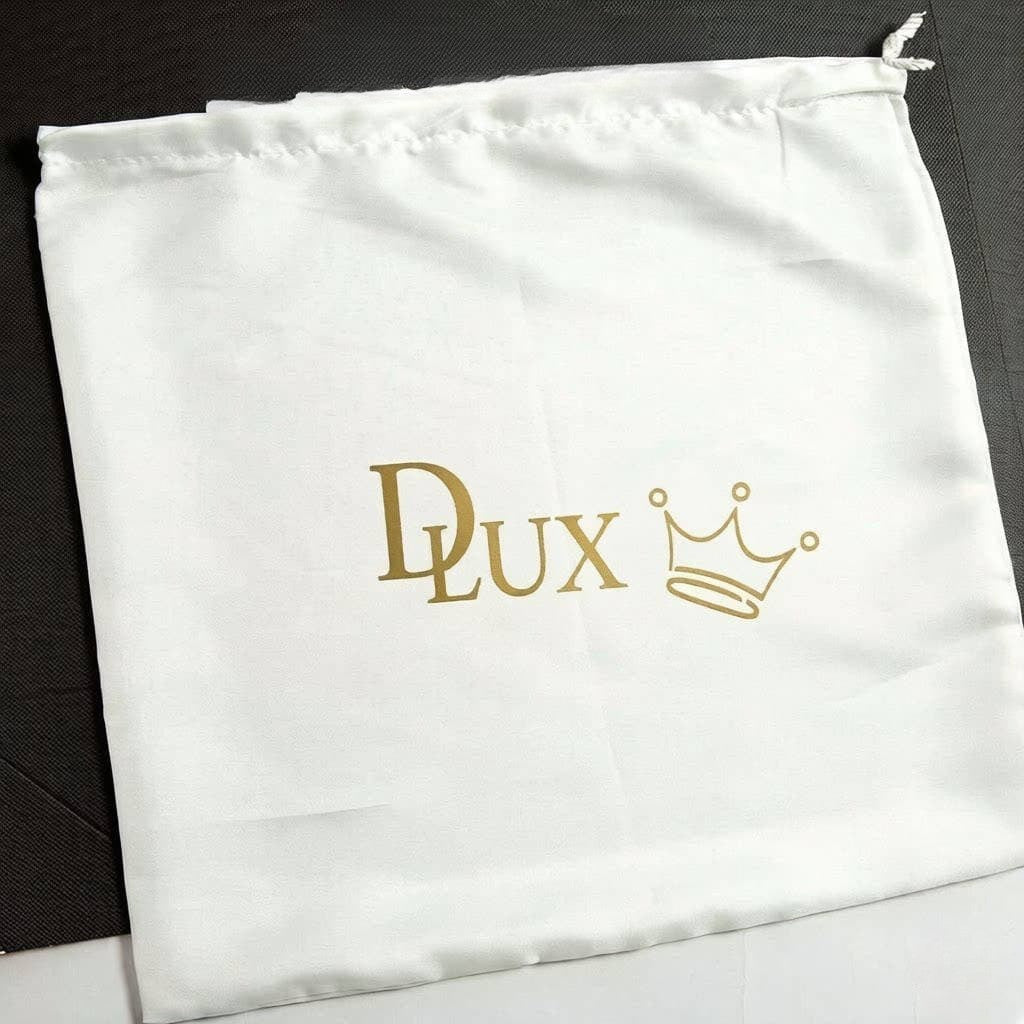 D·LUX Luxury Hobo Bag — Full Grain Leather | Gold Chain Strap