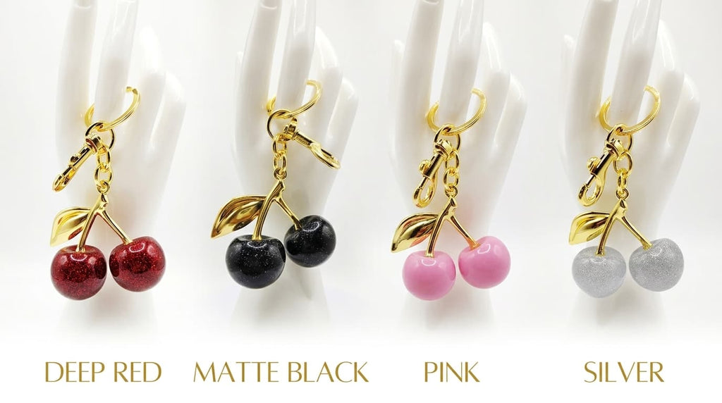 The Crown Cherry Charm — D·LUX Wear | Bag Charm | Key Charm | 4 Colors
