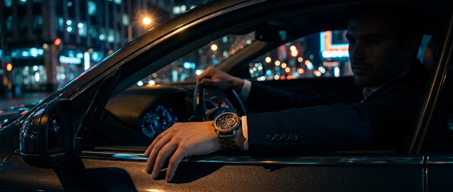 D·LUX Wear | The Natura Wood & Steel Chronograph Men's Watch
