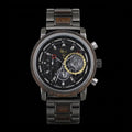 D·LUX Wear | The Natura Wood & Steel Chronograph Men's Watch