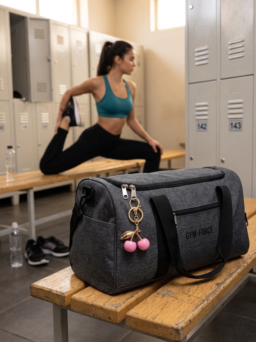 The Crown Cherry Charm — D·LUX Wear | Bag Charm | Key Charm | 4 Colors