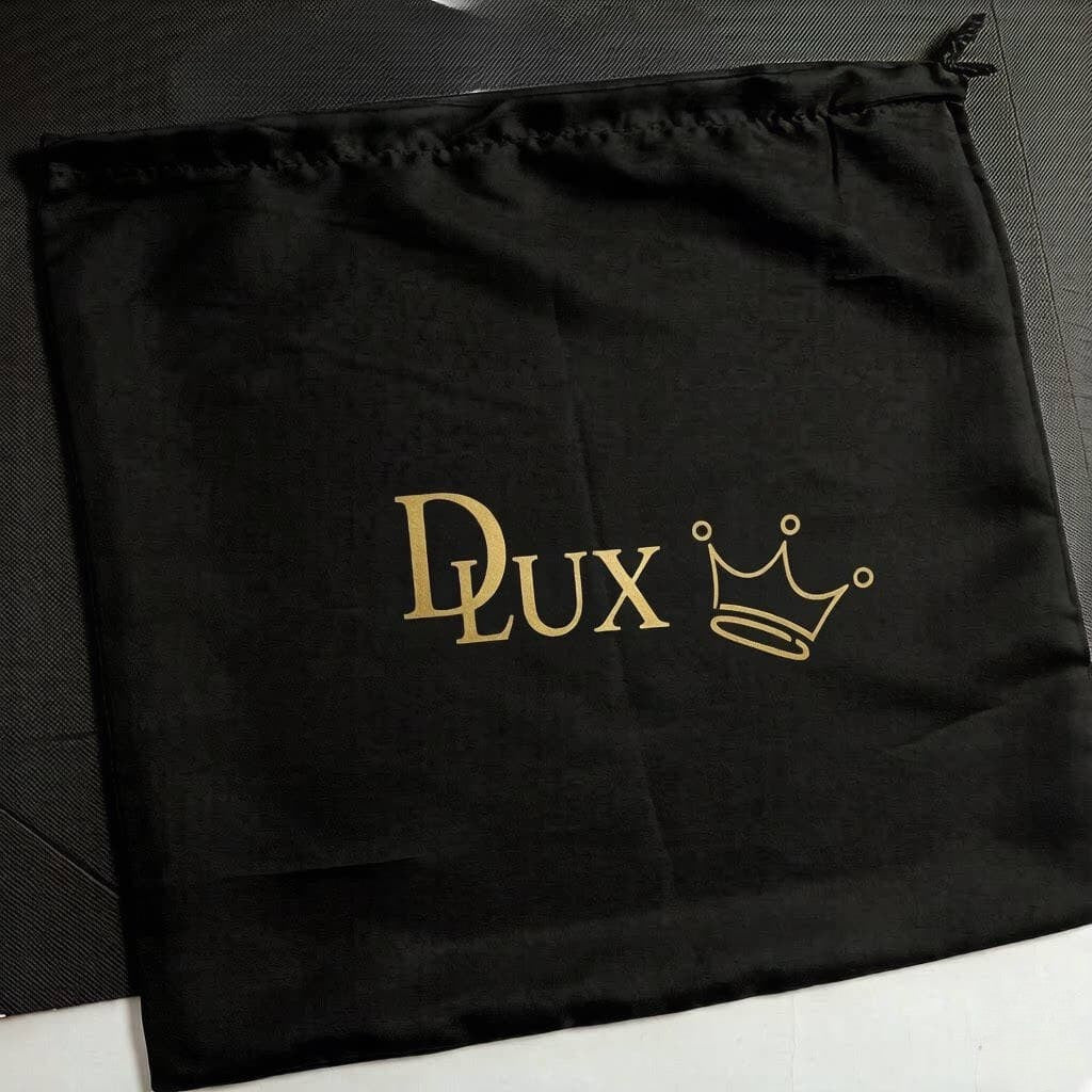 D·LUX Luxury Hobo Bag — Full Grain Leather | Gold Chain Strap