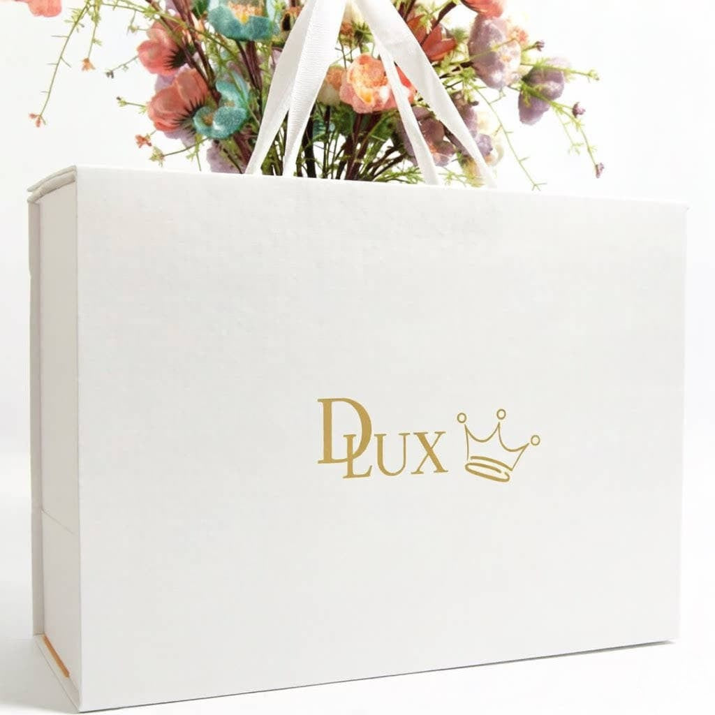 D·LUX Luxury Hobo Bag — Full Grain Leather | Gold Chain Strap
